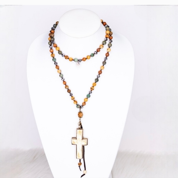 Blind Faith Double Sided Cross Necklace - Picture 3 of 5